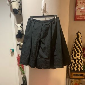 Armani Collezioni  Sz 4 a-line pleated skirt black